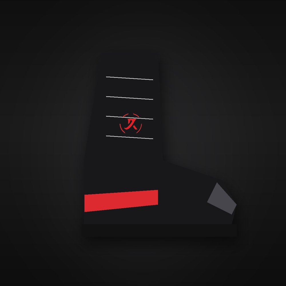 Racing Boots, Black and Red