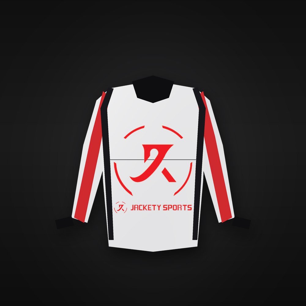 Leather Motorcycle Jacket, White and Black Gallery Image